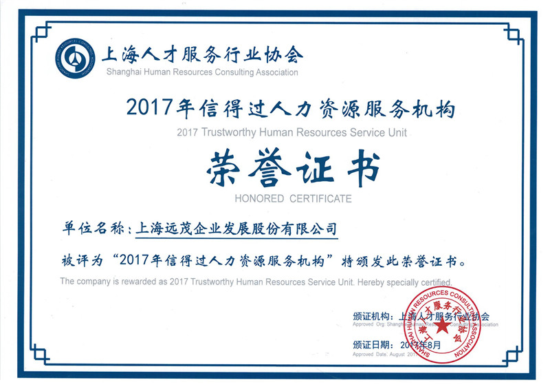 远茂股份荣膺“上海人才服务行业协会”两项殊荣2.jpg